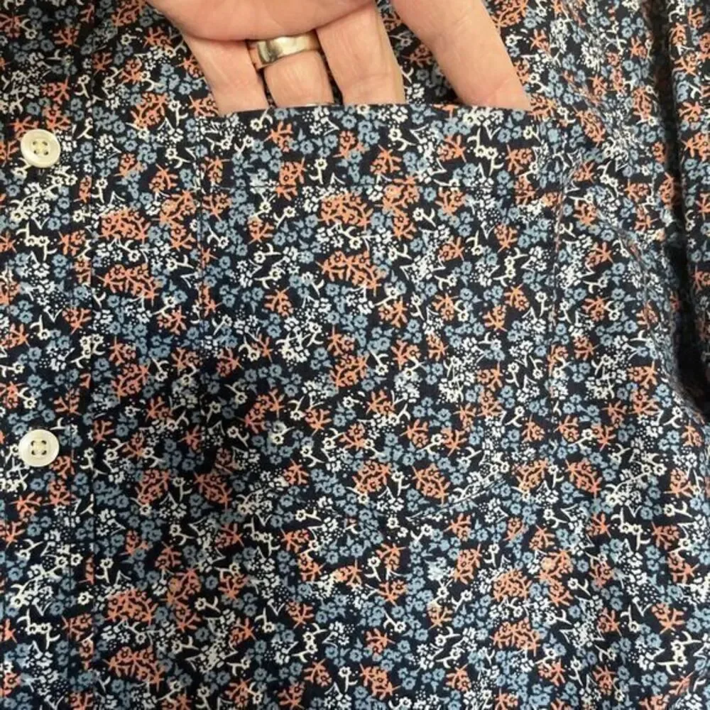 Goodfellow & Co Dark Print Shirt Men's Size Medium - Picture 5 of 9